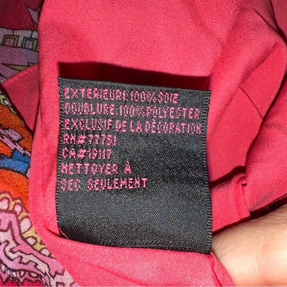 Betsy Johnson silk pink paisley dress - Picture 13 of 17